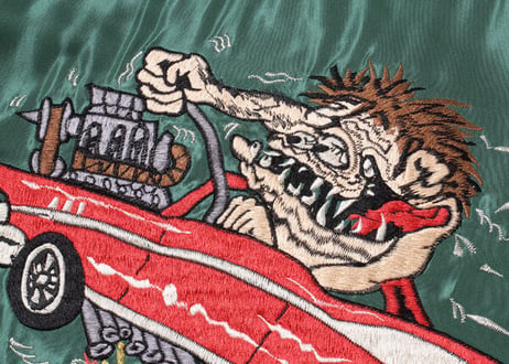 TAILOR TOYO テーラー東洋 ACETATE SOUVENIR JACKET“TIGER HEAD” × “CHEVY LOVER”