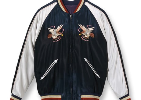 テーラー東洋スカジャン Acetate Souvenir Jacket“EAGLE” × “DRAGON” (AGING MODEL)