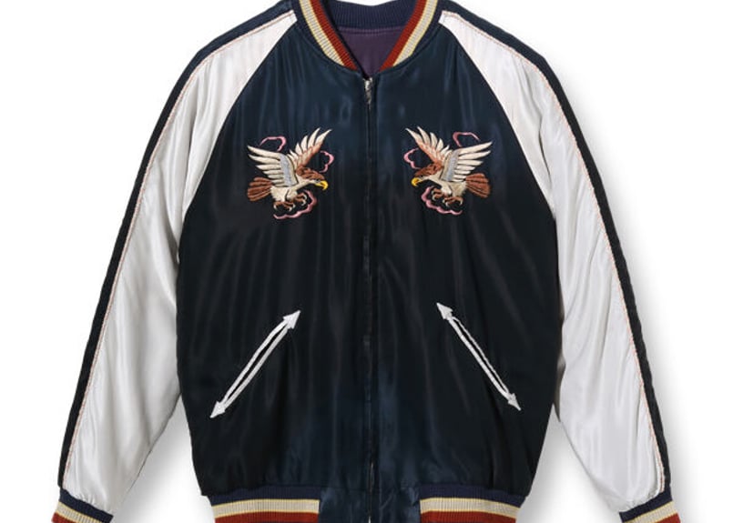 テーラー東洋 スカジャン エイジング加工モデル EAGLE × DRAGON 東洋スカジャン「DRAGON×DRAGON & TIGER」サテンスカ