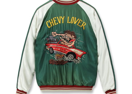 東洋×ビームス コラボ スカジャン CHEVY LOVER スカジャン CHEVY LOVERに魅了されて | HINOYA Official Site