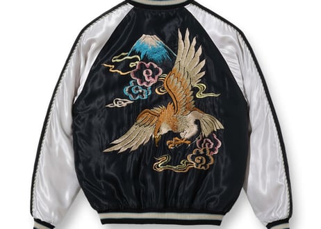 テーラー東洋スカジャン  ACETATE SOUVENIR JACKET “EAGLE”×“BLACK DRAGON”