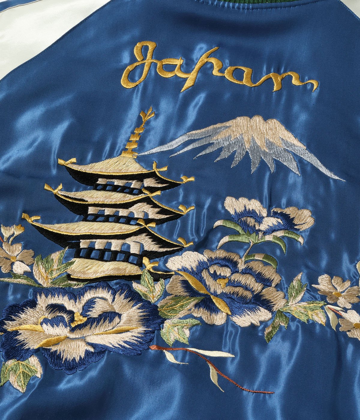 テーラー東洋スカジャン ACETATE SOUVENIR JACKET“WHITE EAGL