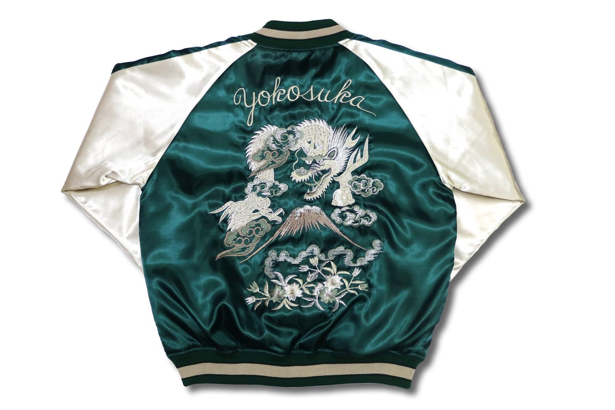 hoshihime 三笠 横須賀 スカジャン スーベニア 富士山 白龍 刺繍