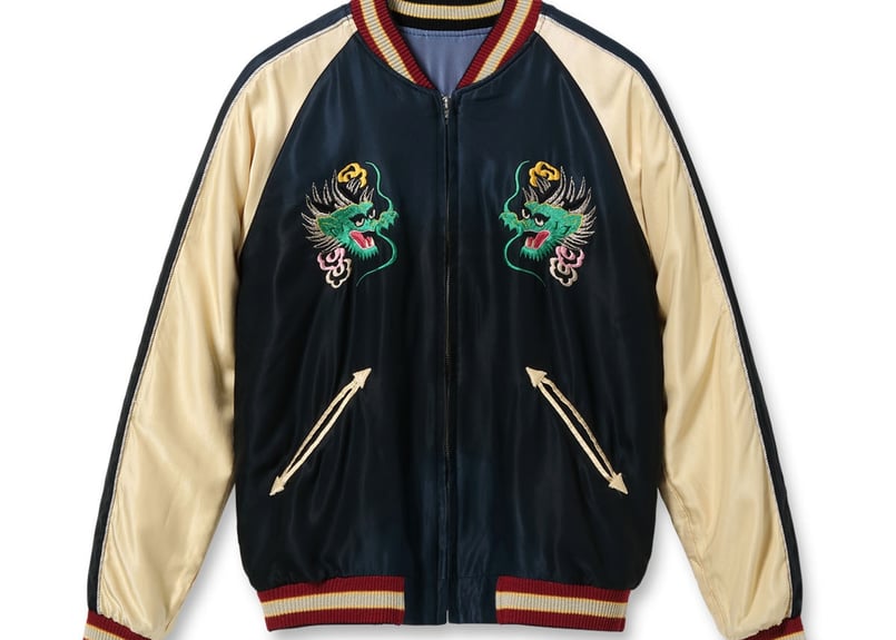 テーラー東洋スカジャン Acetate Souvenir Jacket“GREEN DRAGO テーラー東洋スカジャン Acetate Souvenir Jacket“GREEN DRAGO