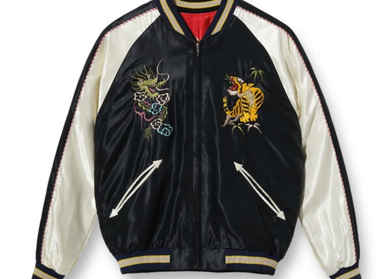 テーラー東洋スカジャン ACETATE SOUVENIR JACKET “DRAGON HE