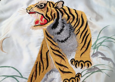 TAILOR TOYO テーラー東洋 ACETATE SOUVENIR JACKET "ROARING TIGER"x"WHITE DRAGON" 横須賀MIKASA