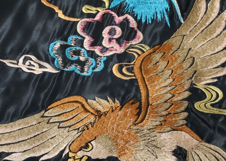 テーラー東洋スカジャン  ACETATE SOUVENIR JACKET “EAGLE”×“BLACK DRAGON”