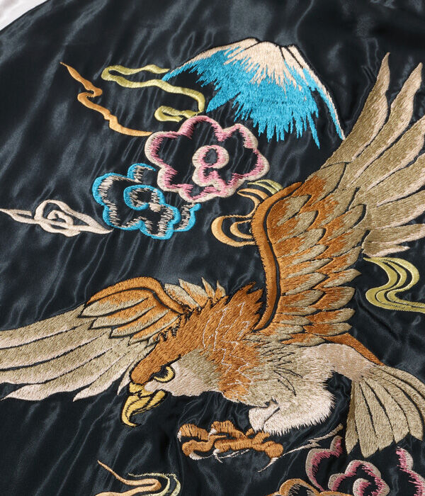 テーラー東洋スカジャン ACETATE SOUVENIR JACKET “EAGLE”×“B