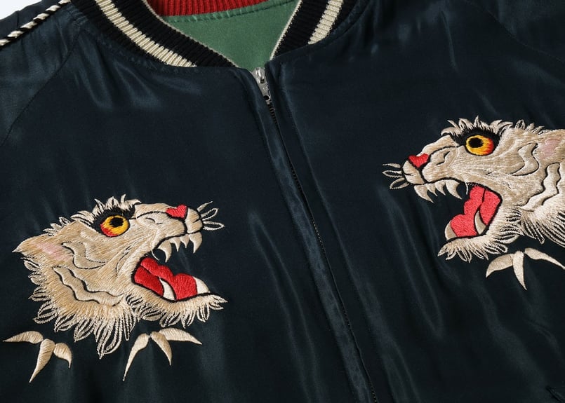 テーラー東洋スカジャン Acetate Souvenir Jacket “TIGER HEAD