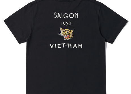 テーラー東洋 TAILOR TOYO SUKA T-SHIRT EMBROIDERED “SAIGON VIET-NAM”スカジャンTシャツ 横須賀