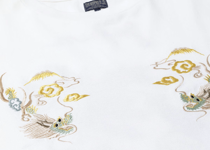 テーラー東洋 TAILOR TOYO SUKA T-SHIRT EMBROIDERED “DR