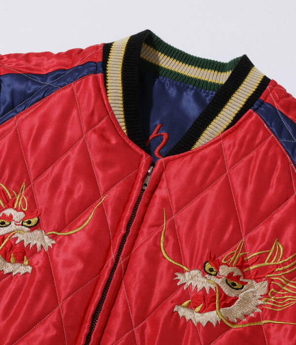 テーラー東洋スカジャン Acetate Quilted Souvenir Jacket “D