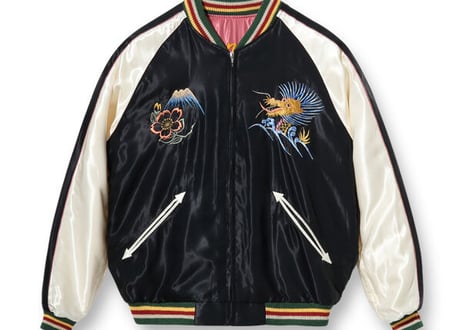TAILOR TOYO テーラー東洋 ACETATE SOUVENIR JACKET “ROARING TIGER” × “JAPAN MAP”