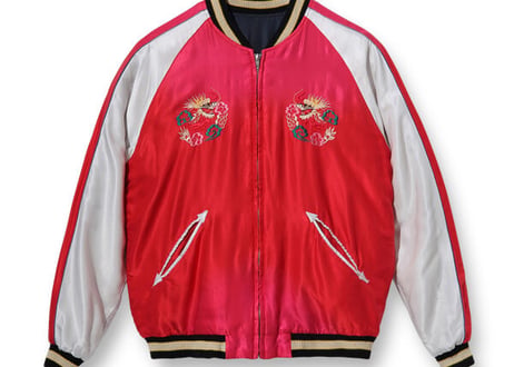 テーラー東洋スカジャン Acetate Souvenir Jacket “TIGER HEAD” × “DRAGON” (AGING MODEL)