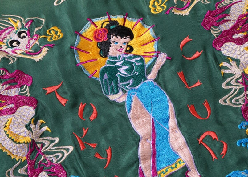 テーラー東洋スカジャン Acetate Souvenir Jacket “TOKYO CLUB