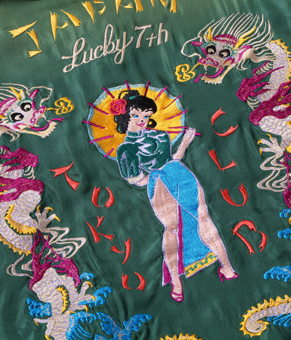 テーラー東洋スカジャン Acetate Souvenir Jacket “TOKYO CLUB
