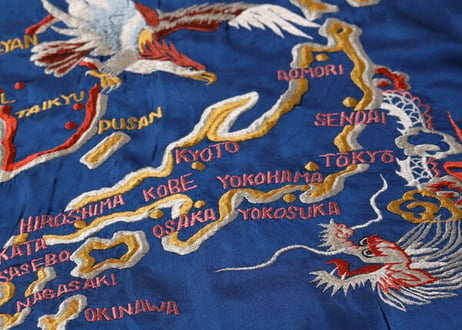 テーラー東洋 港商  限定“KOSHO & CO.” SPECIAL EDITION SOUVENIR JACKET“JAPAN MAP” × “CHERRY BLOSSOMS & EAGLE”