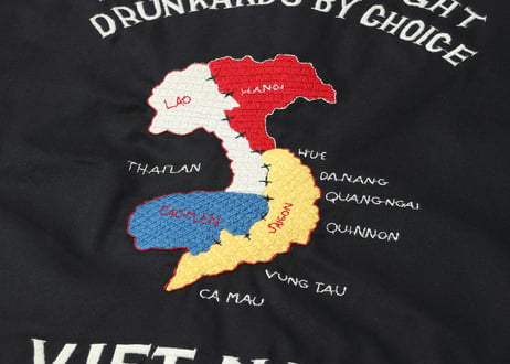 テーラー東洋 ベトジャンLate 1960s Style Cotton Vietnam Jacket “VIETNAM MAP”TT15684ブラック