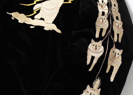 テーラー東洋スカジャン 別珍(べっちん) Velveteen Souvenir Jacket “POLAR BEAR” × “ALASKA MAP”