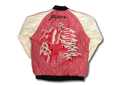 TAILOR TOYO テーラー東洋 VELVETEEN SOUVENIR JACKET "DUELLING DRAGONS & LANDSCAPE"