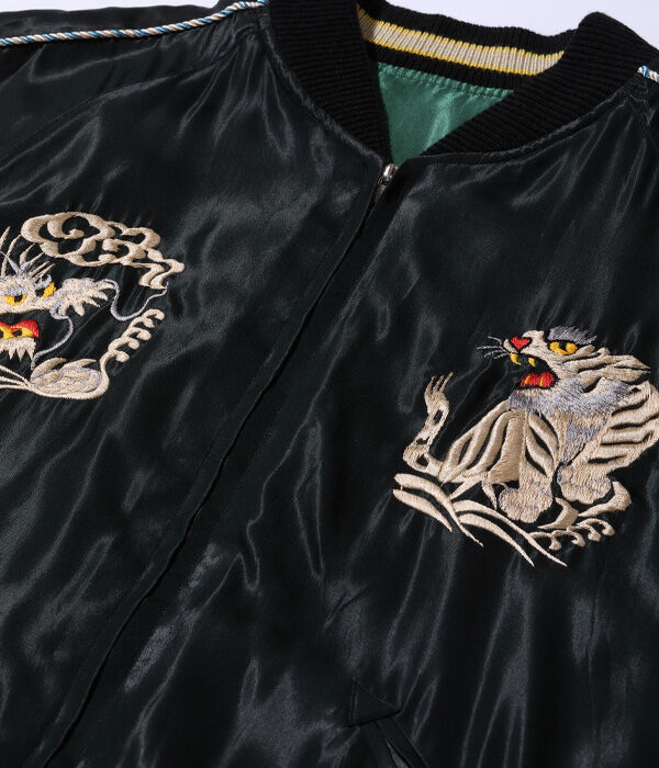 テーラー東洋スカジャン ACETATE SOUVENIR JACKET “WHITE DRA テーラー東洋スカジャン ACETATE SOUVENIR JACKET “WHITE DRA