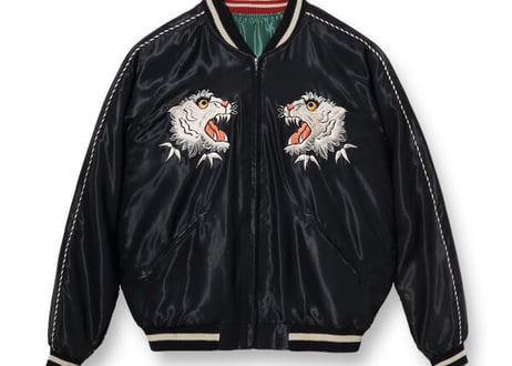TAILOR TOYO テーラー東洋 ACETATE SOUVENIR JACKET“TIGER HEAD” × “CHEVY LOVER”