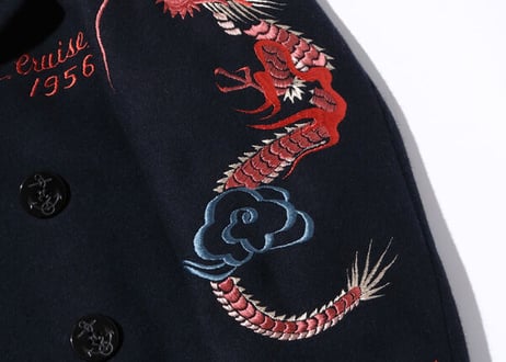 テーラー東洋SUKA PEA COAT “BUZZ RICKSON'S 30th ANNIVERSARY MODEL USS LEXINTON CVA-16 SUKA EMBROIDERY”