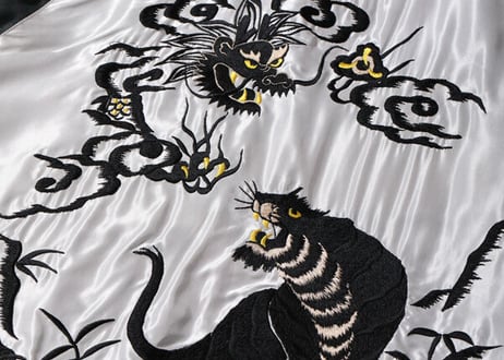 テーラー東洋スカジャン  ACETATE SOUVENIR JACKET “ROARING TIGER”×“EAGLE”