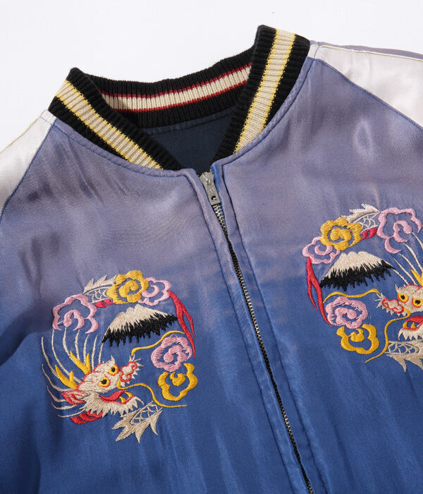 美品 テーラー東洋 EAGLE×JAPAN MAP スカジャン TT14896 TAILOR TOYO テーラー東洋スカジャン ACETATE SOUVENIR JACKET