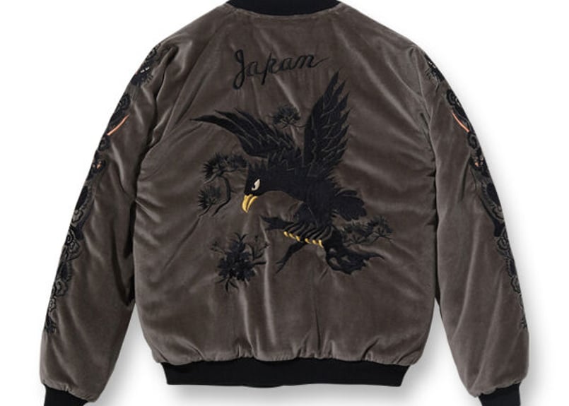 テーラー東洋スカジャン 別珍 Velveteen Souvenir Jacket “BLACK