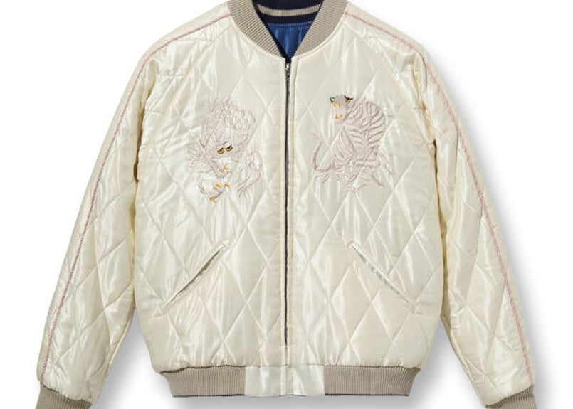 テーラー東洋スカジャン Acetate Quilted Souvenir Jacket “ テーラー東洋スカジャン Acetate Quilted Souvenir Jacket “