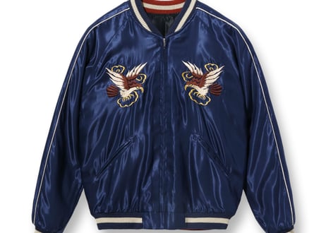 テーラー東洋スカジャン  ACETATE SOUVENIR JACKET “DRAGON HEAD” × “ROARING TIGER”辰 龍