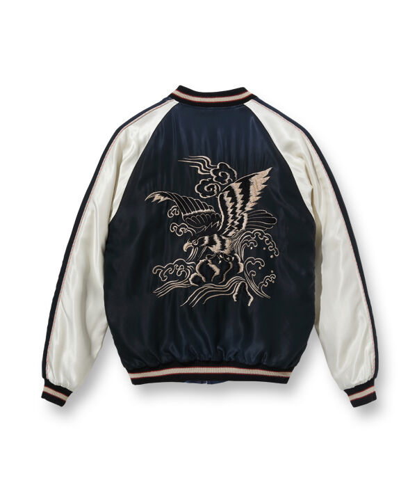 テーラー東洋スカジャン Acetate Souvenir Jacket “BLACK EAGL