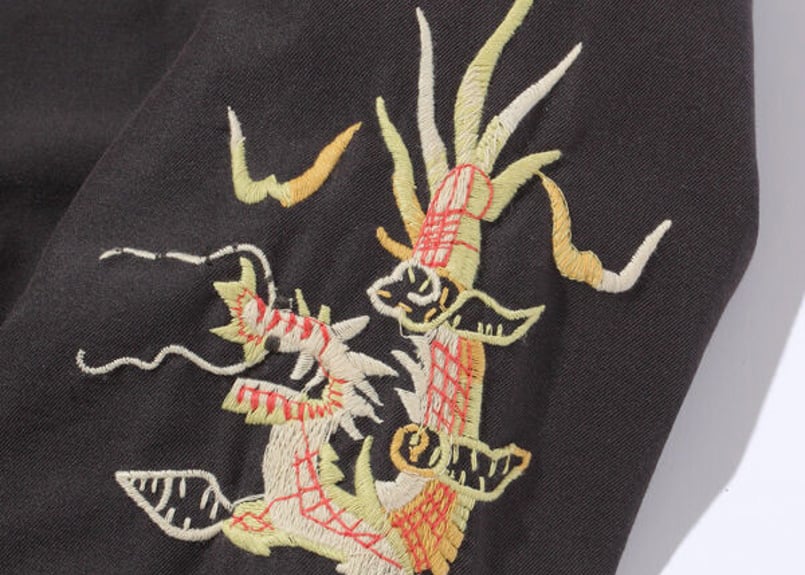 未使用級 テーラー東洋 ベトジャン ベトナムタイガー 刺繍 ブラック 楽天市場】Tailor TOYO テーラー東洋 ジャケット 黒虎 ブラック