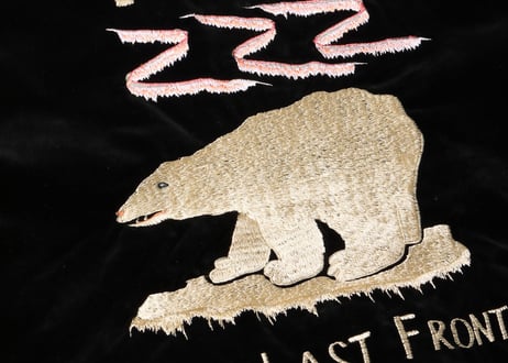 テーラー東洋スカジャン 別珍(べっちん) Velveteen Souvenir Jacket “POLAR BEAR” × “ALASKA MAP”