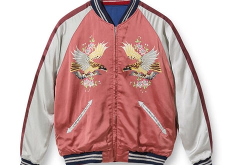 テーラー東洋 港商  限定“KOSHO & CO.” SPECIAL EDITION SOUVENIR JACKET“JAPAN MAP” × “CHERRY BLOSSOMS & EAGLE”