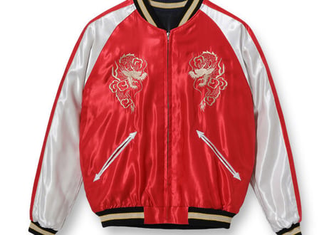 テーラー東洋スカジャン  ACETATE SOUVENIR JACKET “DRAGON HEAD” × “JAPAN MAP”