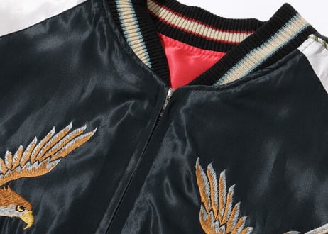 テーラー東洋スカジャン  ACETATE SOUVENIR JACKET “EAGLE”×“BLACK DRAGON”