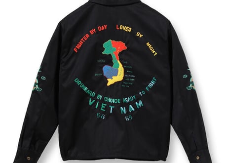 テーラー東洋 ベトジャンLate 1960s Style Cotton Vietnam Jacket “VIETNAM MAP”