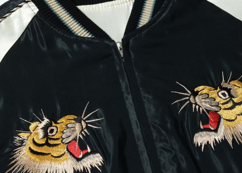 テーラー東洋スカジャン Acetate Souvenir Jacket “ROARING TI