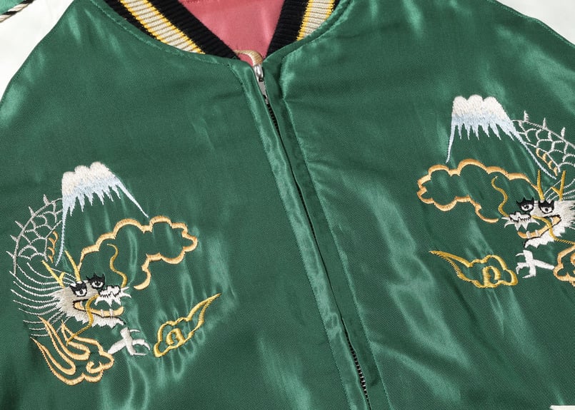 テーラー東洋スカジャン ACETATE SOUVENIR JACKET“EAGLE & TI