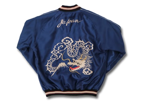 TAILOR TOYO テーラー東洋 ACETATE SOUVENIR JACKET "ROARING TIGER"x"WHITE DRAGON" 横須賀MIKASA