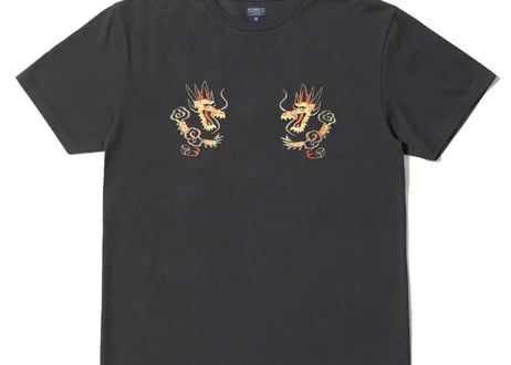 テーラー東洋 TAILOR TOYO SUKA T-SHIRT EMBROIDERED “DRAGON” スカジャン  ブラック