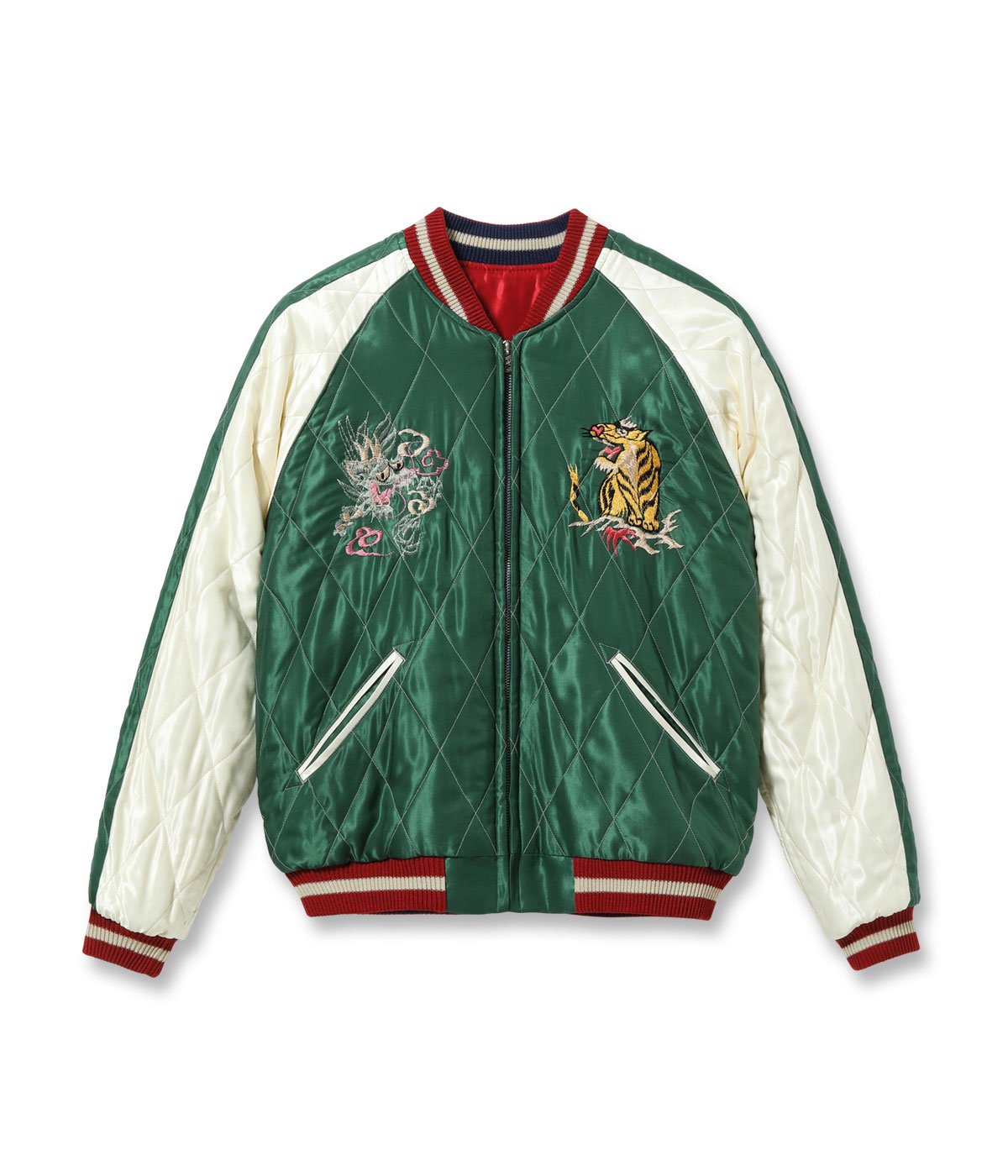 テーラー東洋スカジャン キルティング Acetate Quilted Souvenir
