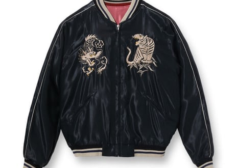 テーラー東洋スカジャン  ACETATE SOUVENIR JACKET “DUELLING DRAGONS”×“WHITE TIGER”