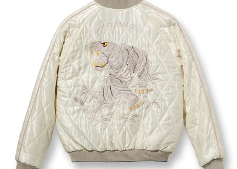 テーラー東洋スカジャン  Acetate Quilted Souvenir Jacket  “DUELLING DRAGONS” × “WHITE TIGER”