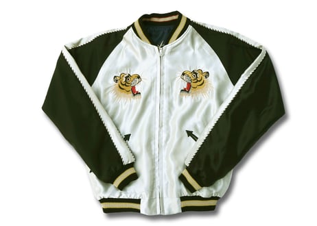 TAILOR TOYO テーラー東洋 ACETATE SOUVENIR JACKET "ROARING TIGER"x"WHITE DRAGON" 横須賀MIKASA