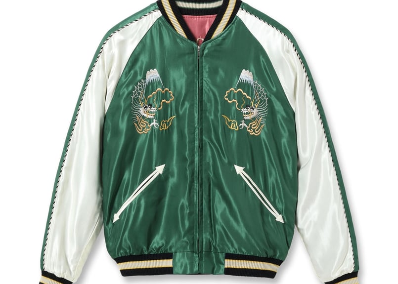 テーラー東洋スカジャン ACETATE SOUVENIR JACKET“EAGLE & TI