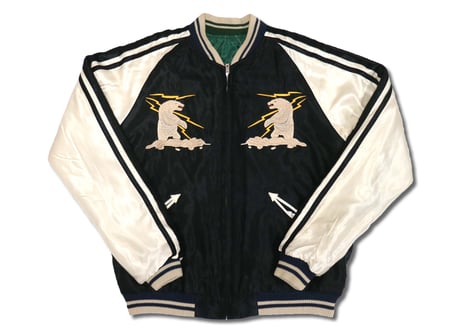 TAILOR TOYO テーラー東洋 ACETATE QUILTED SOUVENIR JACKET "MOUNTAIN GOAT& EAGLE"