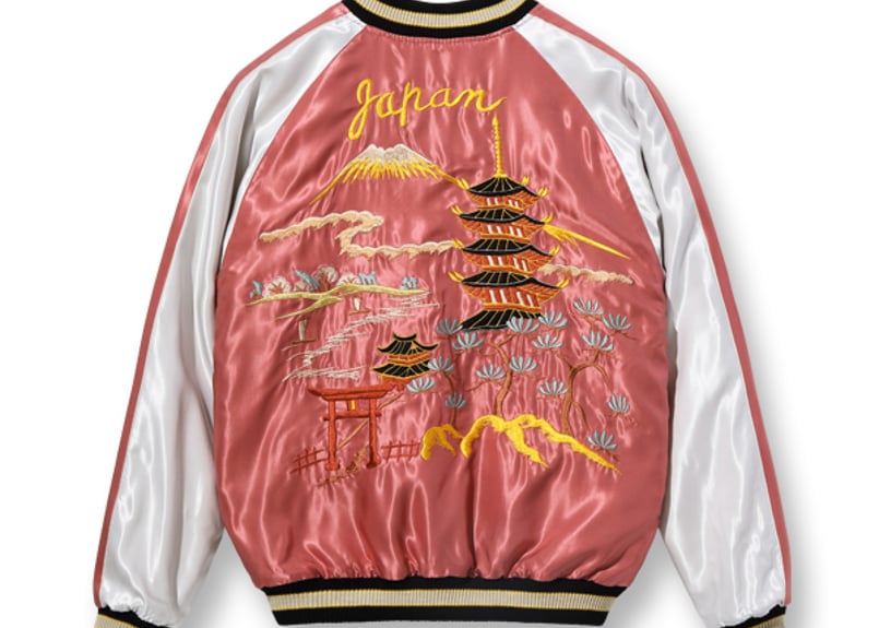 テーラー東洋　スカジャン　スーベニア　顔虎　龍　ドラゴン　ヴィンテージ　別珍 テーラー東洋スカジャン ACETATE SOUVENIR JACKET “DRAGON HE